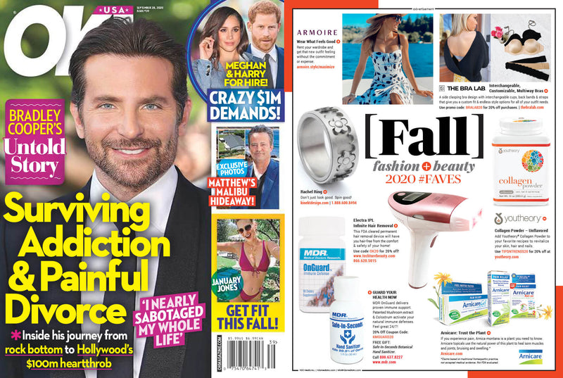 OK! Magazine loves Techture Beauty’s New Device – the Electra IPL Infinite Hair Removal!